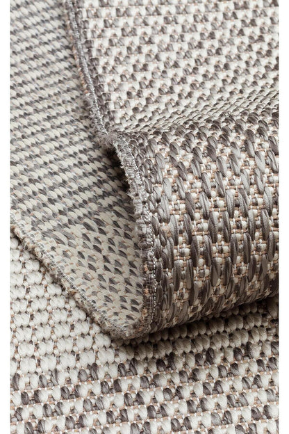MONO MNO 01 GREY Hav Toz Vermez Kaymaz Tabanlı Sisal Halı - HALI VAGONU
