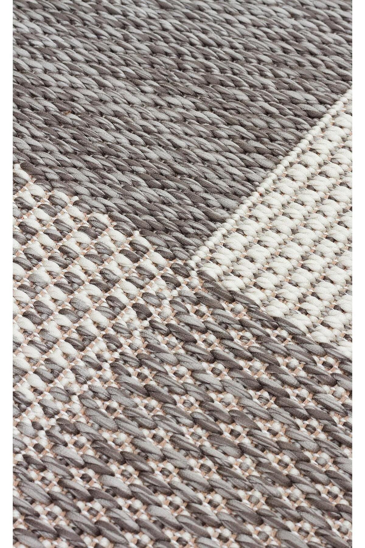 MONO MNO 01 GREY Hav Toz Vermez Kaymaz Tabanlı Sisal Halı - HALI VAGONU