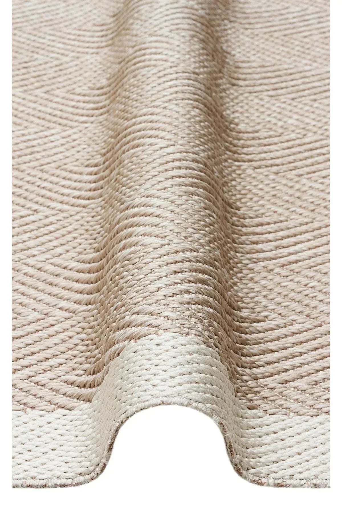 MONO MNO 02 BEIGE Hav Toz Vermez Kaymaz Tabanlı Sisal Halı - HALI VAGONU