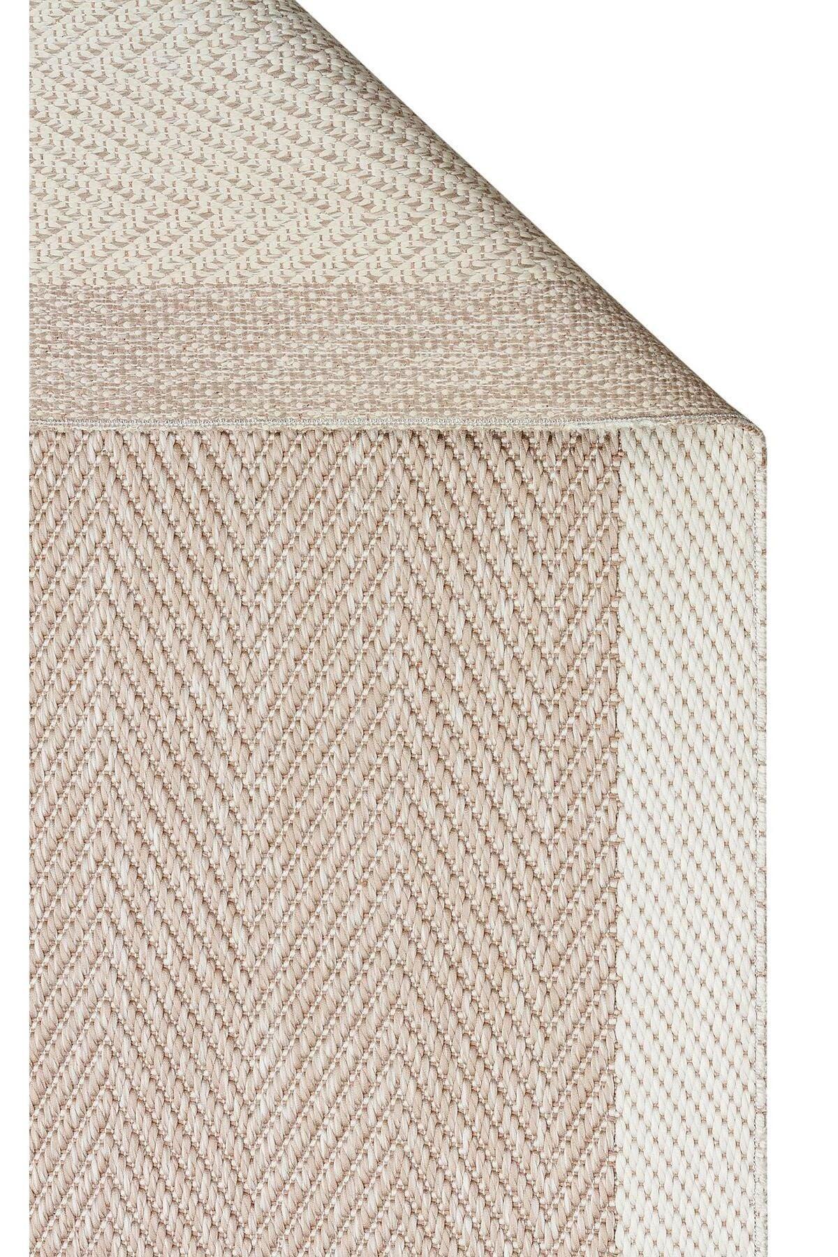 MONO MNO 02 BEIGE Hav Toz Vermez Kaymaz Tabanlı Sisal Halı - HALI VAGONU