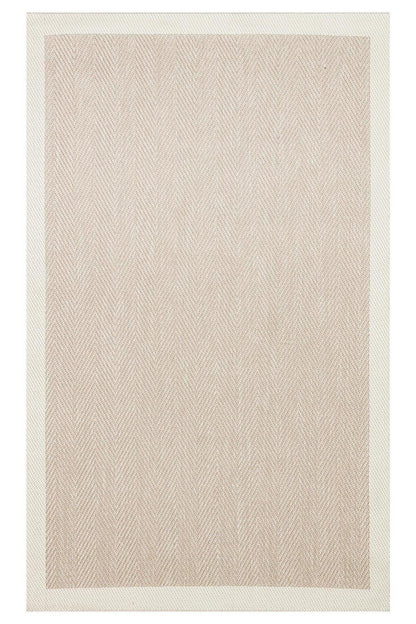 MONO MNO 02 BEIGE Hav Toz Vermez Kaymaz Tabanlı Sisal Halı - HALI VAGONU
