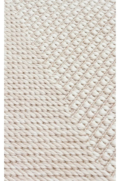 MONO MNO 03 BEIGE Hav Toz Vermez Kaymaz Tabanlı Sisal Halı - HALI VAGONU