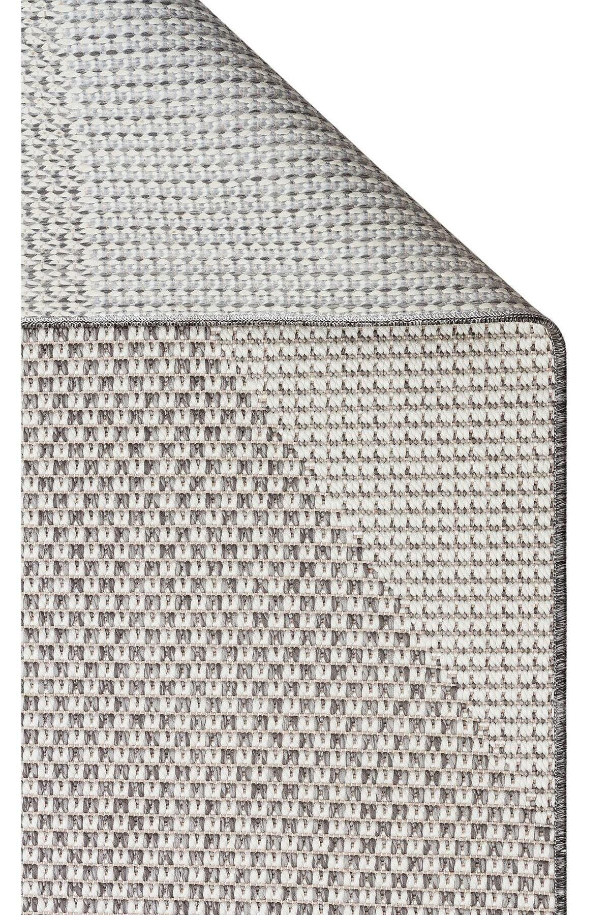 MONO MNO 03 GREY Hav Toz Vermez Kaymaz Tabanlı Sisal Halı - HALI VAGONU