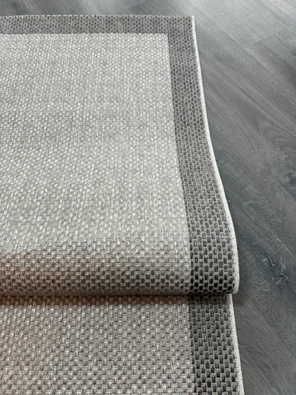 Natura Sisal NTR 07 Antrasit Gri Sisal Dokuma Halı - NTR 07 - HALI VAGONU
