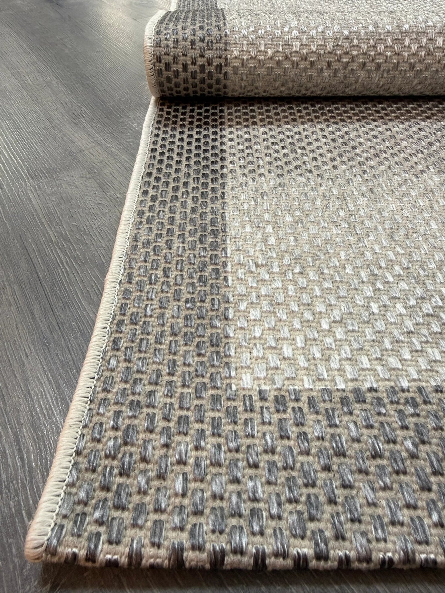 Natura Sisal NTR 07 Antrasit Gri Sisal Dokuma Halı - NTR 07 - HALI VAGONU