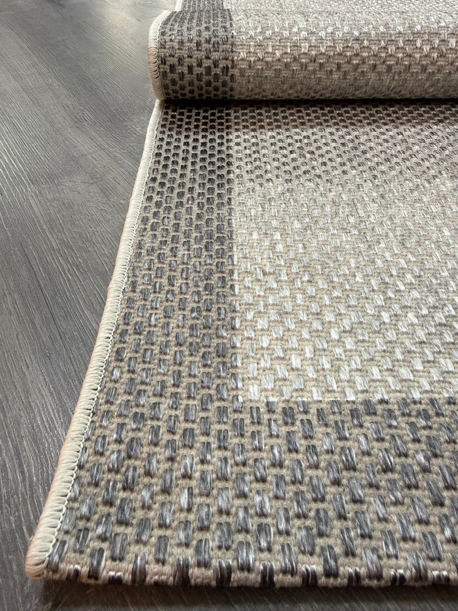Natura Sisal NTR 07 Antrasit Gri Sisal Dokuma Halı - NTR 07 - HALI VAGONU