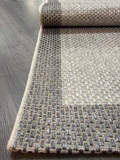 Natura Sisal NTR 07 Antrasit Gri Sisal Dokuma Halı - NTR 07 - HALI VAGONU