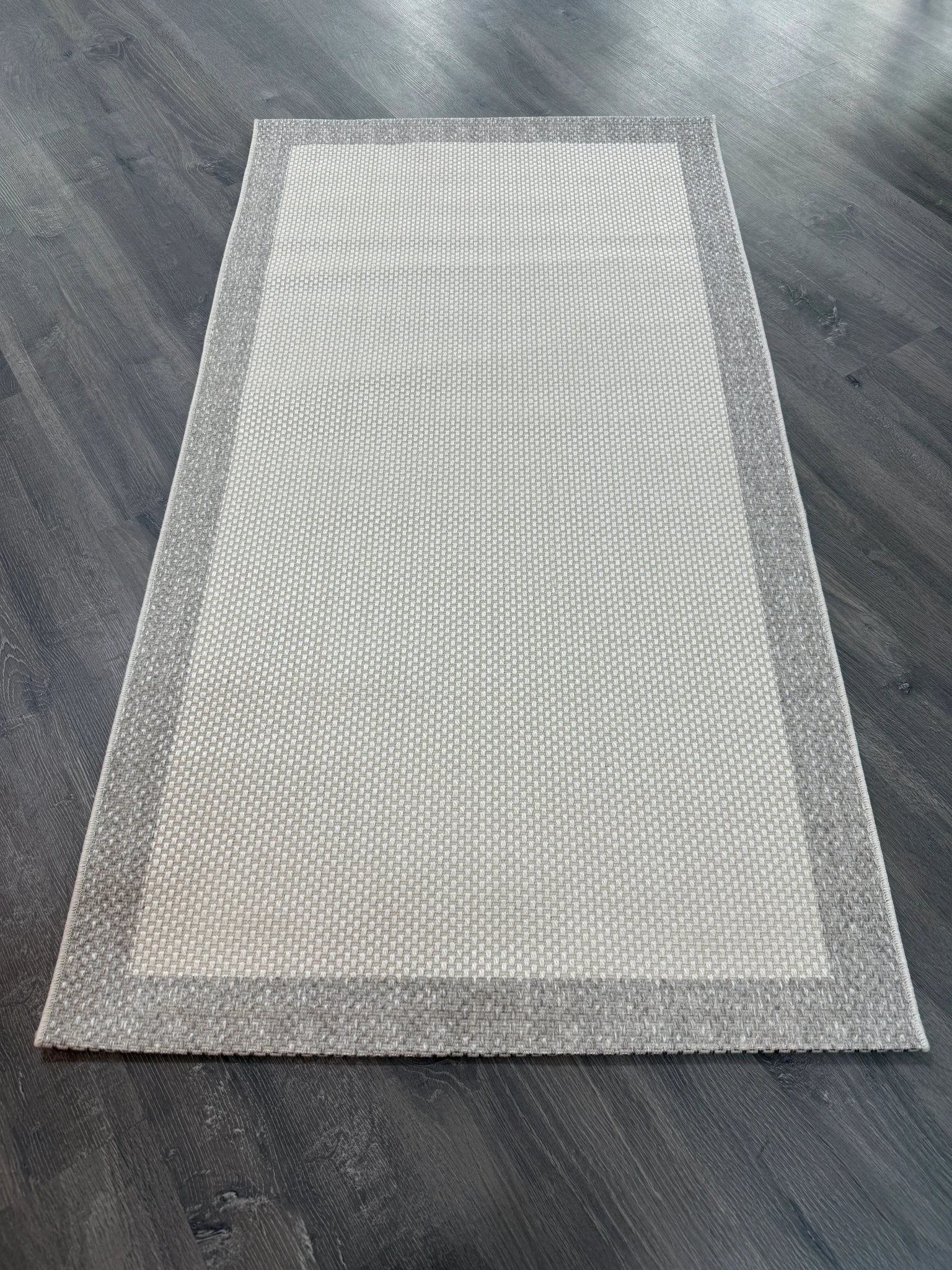Natura Sisal NTR 08 Gri Krem Sisal Dokuma Halı - NTR 08 - HALI VAGONU