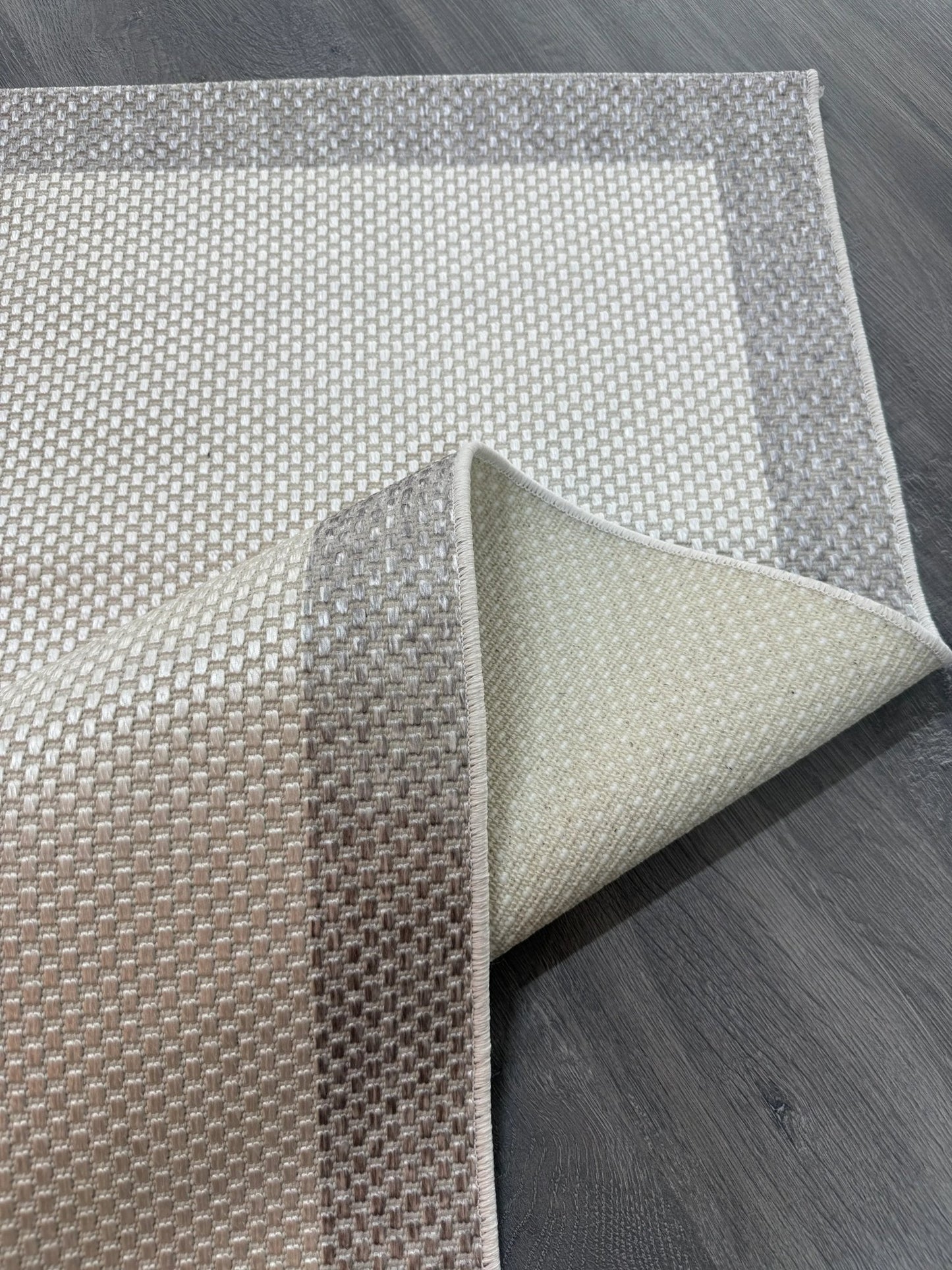 Natura Sisal NTR 08 Gri Krem Sisal Dokuma Halı - NTR 08 - HALI VAGONU