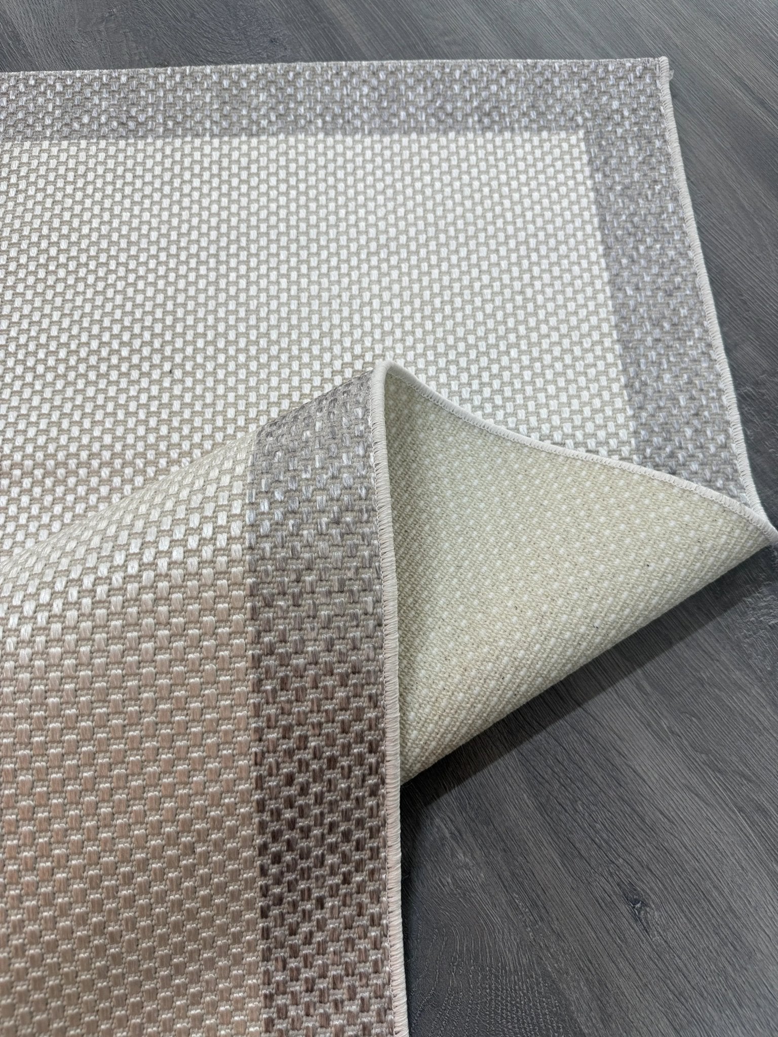 Natura Sisal NTR 08 Gri Krem Sisal Dokuma Halı - NTR 08 - HALI VAGONU