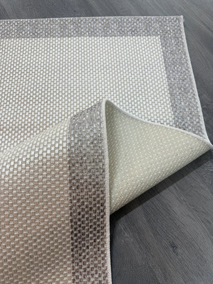 Natura Sisal NTR 08 Gri Krem Sisal Dokuma Halı - NTR 08 - HALI VAGONU