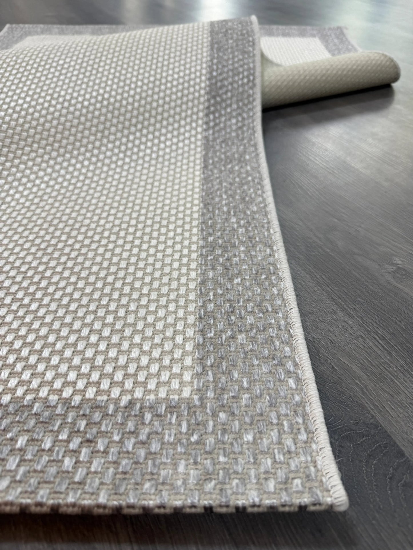 Natura Sisal NTR 08 Gri Krem Sisal Dokuma Halı - NTR 08 - HALI VAGONU