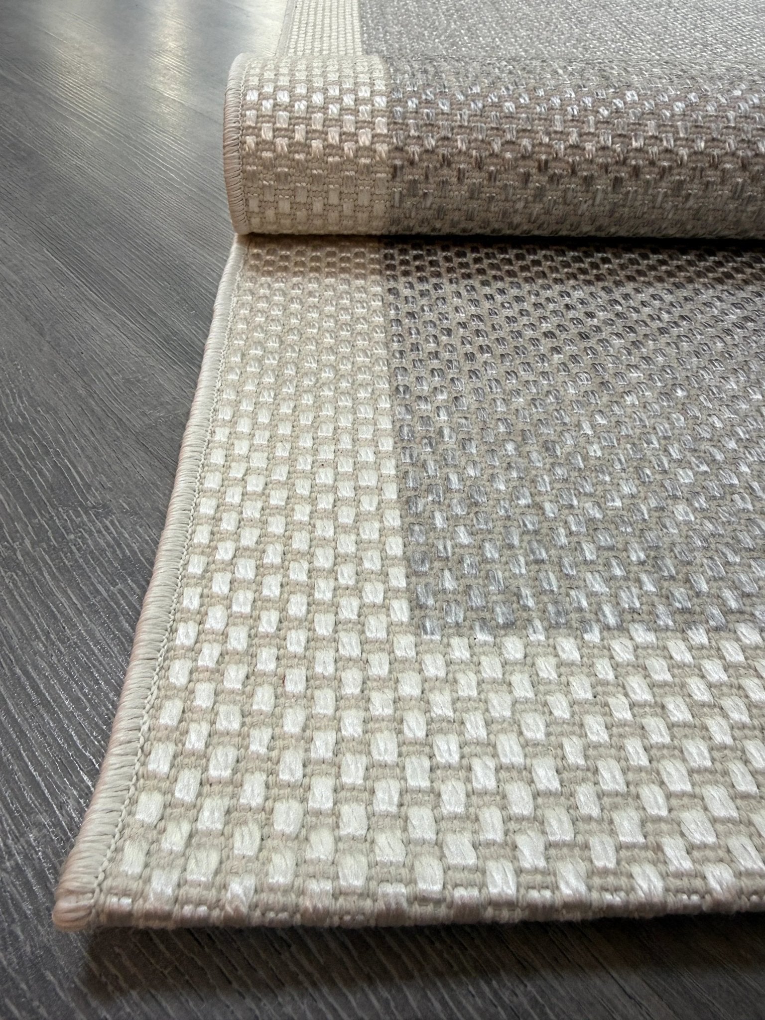 Natura Sisal NTR 09 Krem Gri Sisal Dokuma Halı - NTR 09 - HALI VAGONU