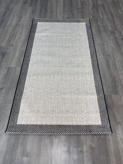 Natura Sisal NTR 10 Siyah Gri Sisal Dokuma Halı - NTR 10 - HALI VAGONU