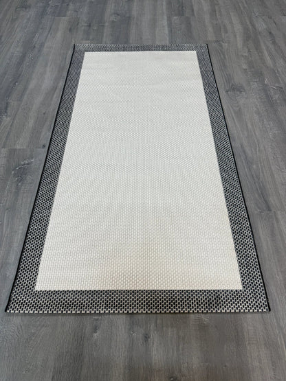 Natura Sisal NTR 11 Siyah Krem Sisal Dokuma Halı - NTR 11 - HALI VAGONU