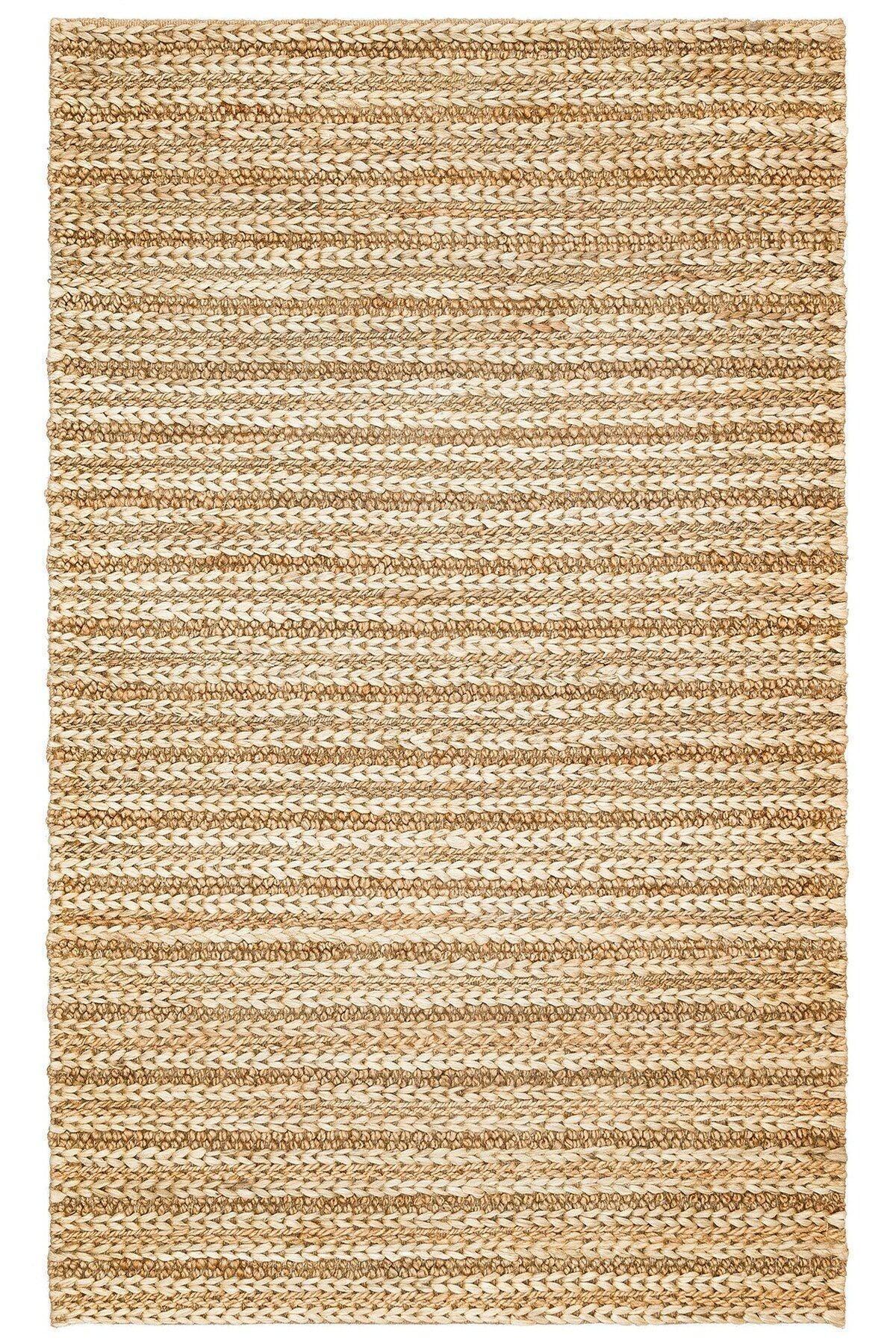 NETRA S - 1152 NATURAL XW Farklı Örgü Dokusuna Sahip El Dokuma Naturel Jüt Hasır Halı - HALI VAGONU