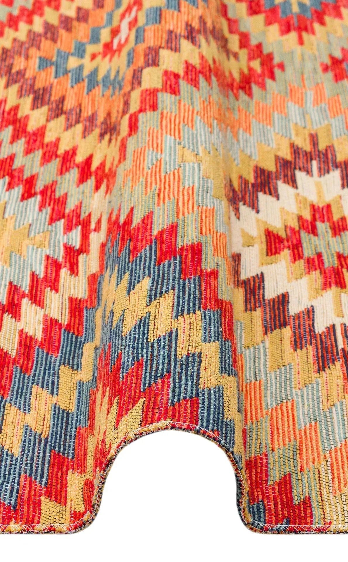 NOMAD 07 TERRA Yıkanabilir, Çift Taraflı Kullanıma Uygun Yumuşak Tuşeli Otantik Kilim - HALI VAGONU