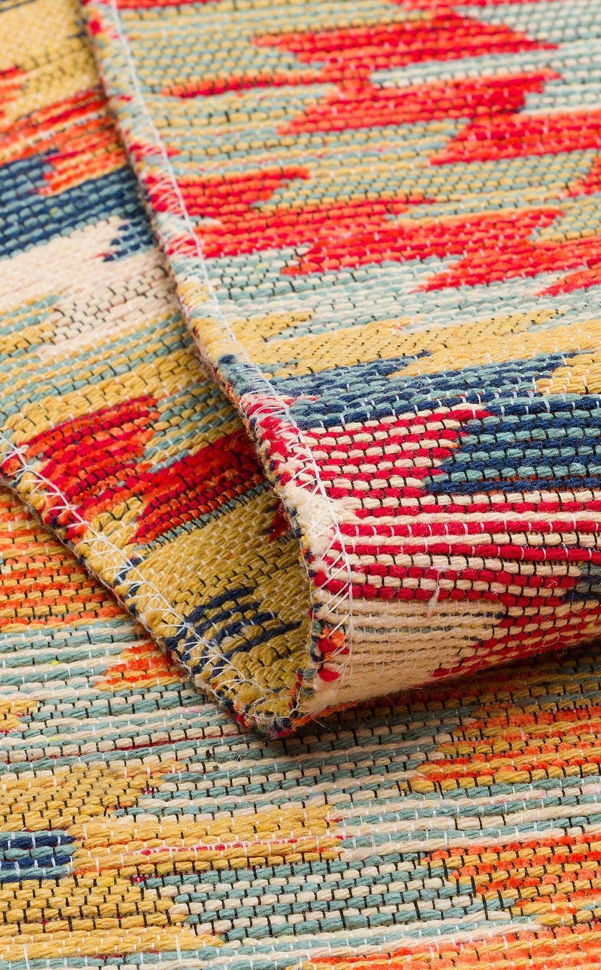 NOMAD 07 TERRA Yıkanabilir, Çift Taraflı Kullanıma Uygun Yumuşak Tuşeli Otantik Kilim - HALI VAGONU