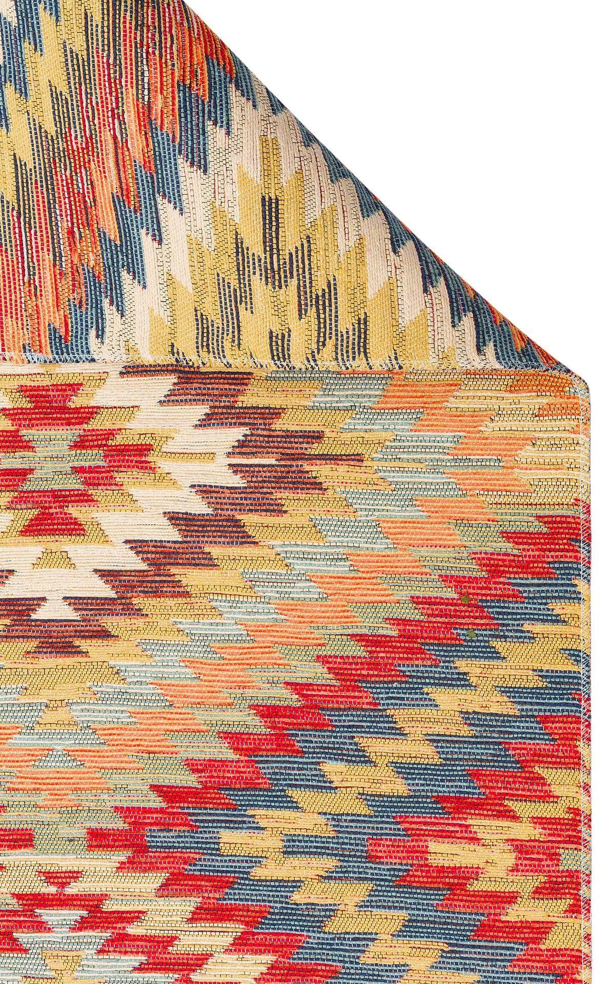 NOMAD 07 TERRA Yıkanabilir, Çift Taraflı Kullanıma Uygun Yumuşak Tuşeli Otantik Kilim - HALI VAGONU