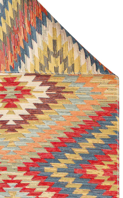 NOMAD 07 TERRA Yıkanabilir, Çift Taraflı Kullanıma Uygun Yumuşak Tuşeli Otantik Kilim - HALI VAGONU