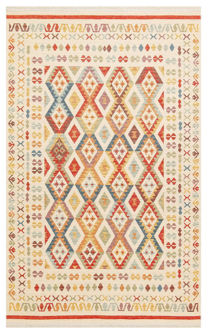 NOMAD 08 LIGHT MULTY Yıkanabilir, Çift Taraflı Kullanıma Uygun Yumuşak Tuşeli Otantik Kilim - HALI VAGONU