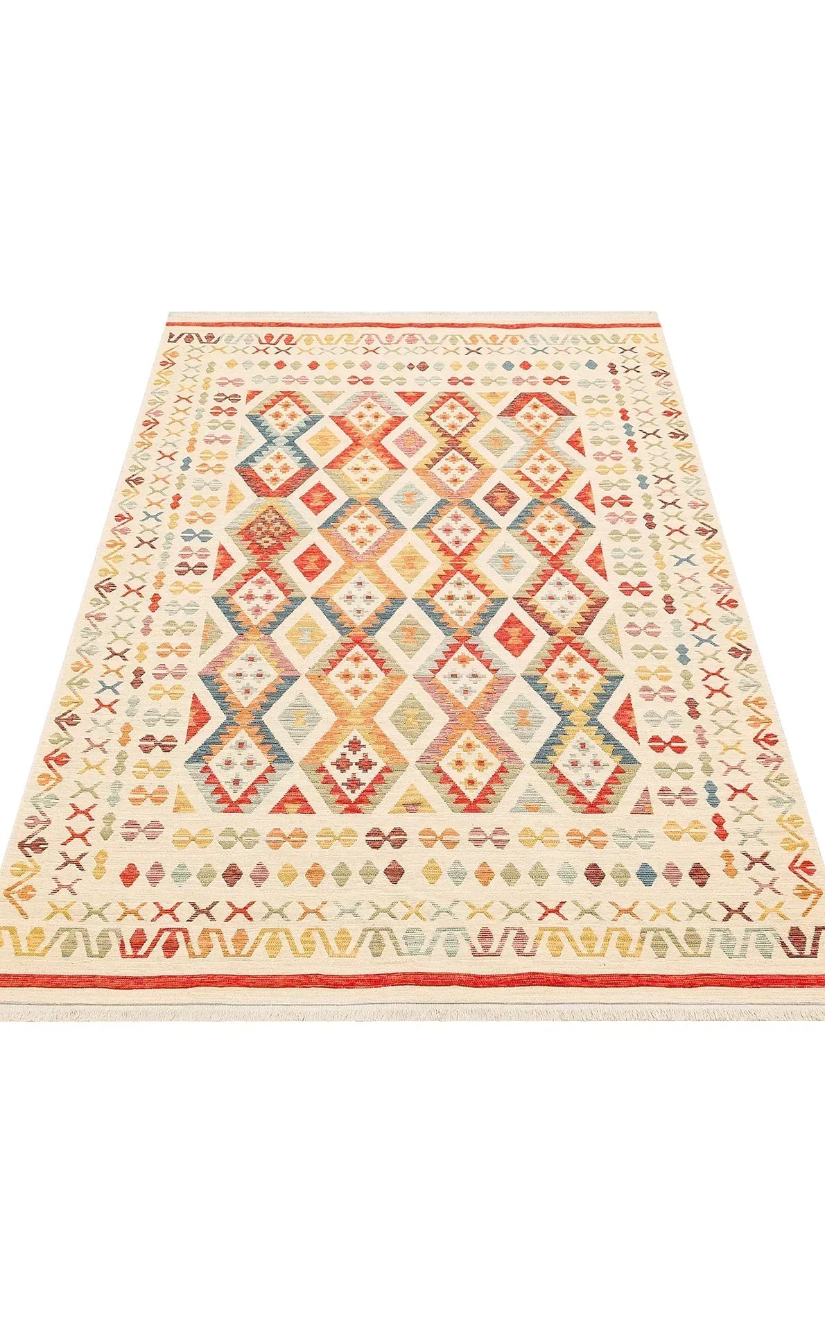 NOMAD 08 LIGHT MULTY Yıkanabilir, Çift Taraflı Kullanıma Uygun Yumuşak Tuşeli Otantik Kilim - HALI VAGONU