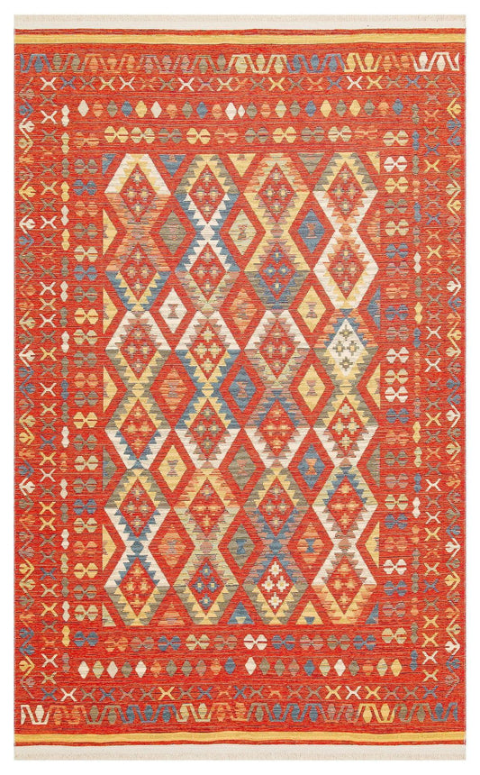 NOMAD 08 LIGHT MULTY Yıkanabilir, Çift Taraflı Kullanıma Uygun Yumuşak Tuşeli Otantik Kilim - HALI VAGONU