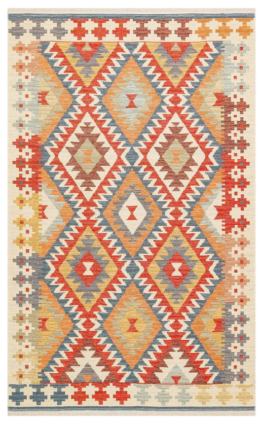 NOMAD 09 LIGHT MULTY Yıkanabilir, Çift Taraflı Kullanıma Uygun Yumuşak Tuşeli Otantik Kilim - HALI VAGONU