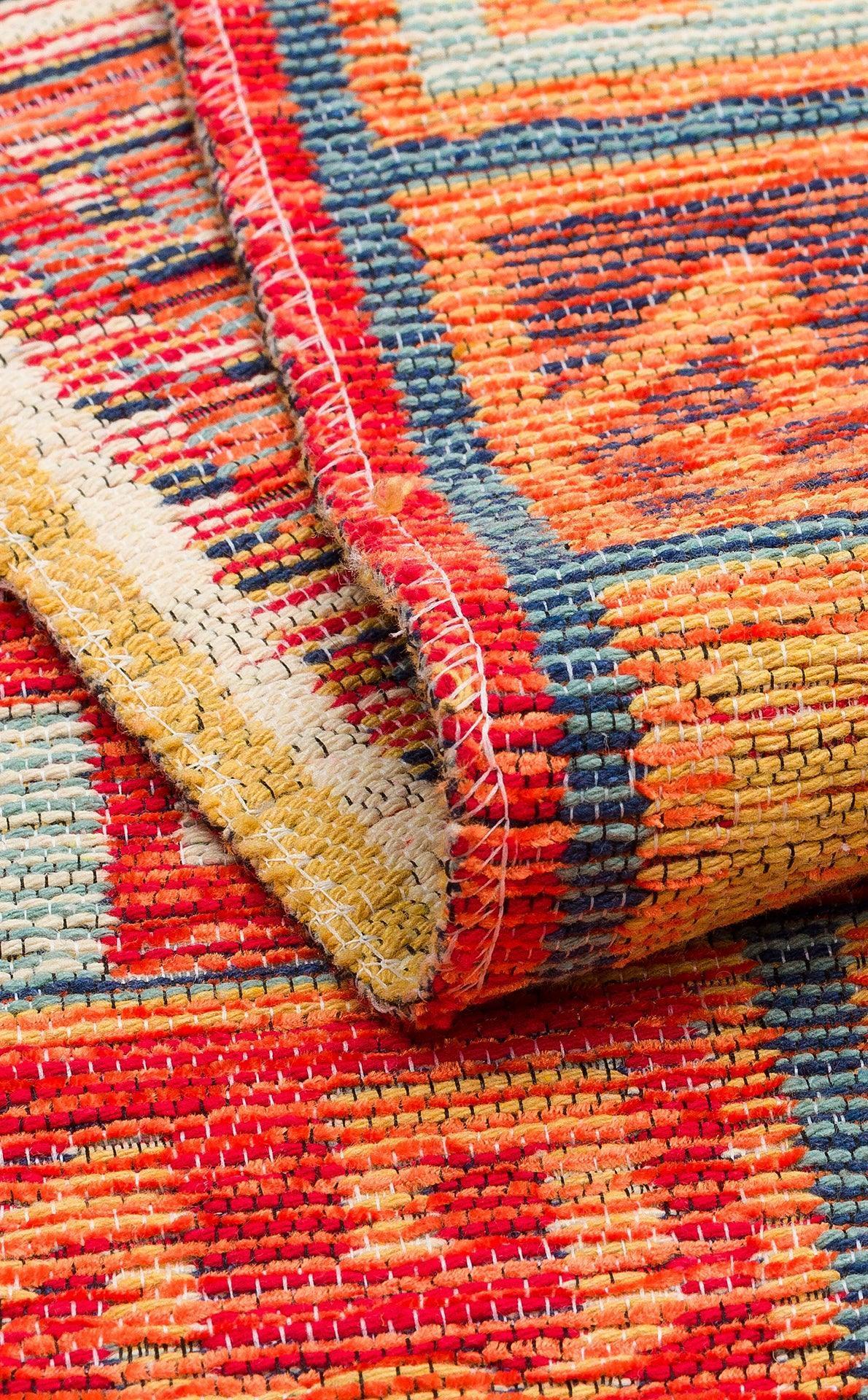 NOMAD 11 TERRA Yıkanabilir, Çift Taraflı Kullanıma Uygun Yumuşak Tuşeli Otantik Kilim - HALI VAGONU