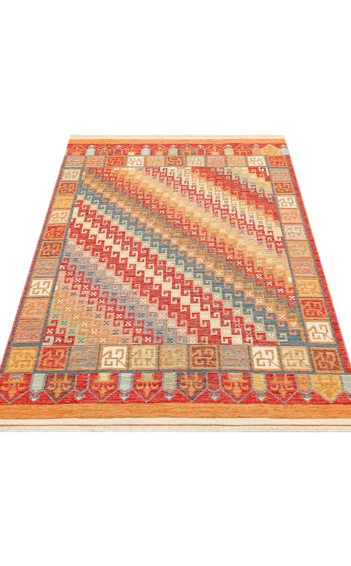 NOMAD 11 TERRA Yıkanabilir, Çift Taraflı Kullanıma Uygun Yumuşak Tuşeli Otantik Kilim - HALI VAGONU