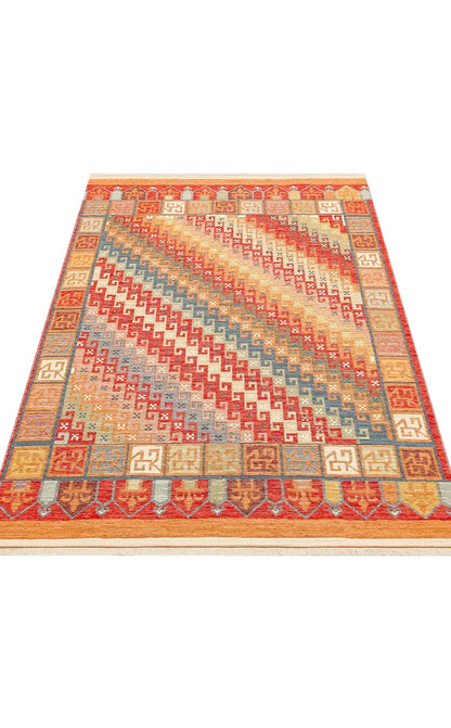 NOMAD 11 TERRA Yıkanabilir, Çift Taraflı Kullanıma Uygun Yumuşak Tuşeli Otantik Kilim - HALI VAGONU