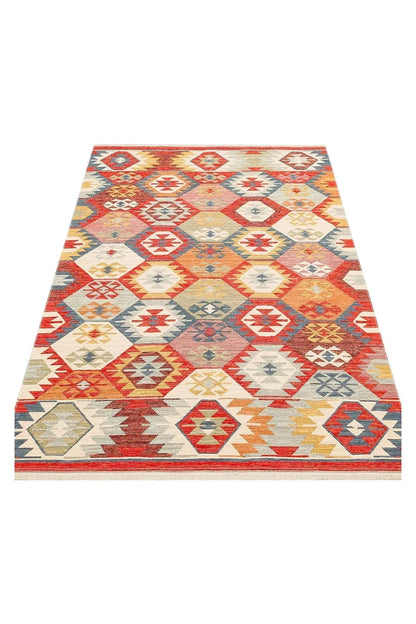 NOMAD NMD 01 MULTY Yıkanabilir, Çift Taraflı Kullanıma Uygun Yumuşak Tuşeli Otantik Kilim - HALI VAGONU