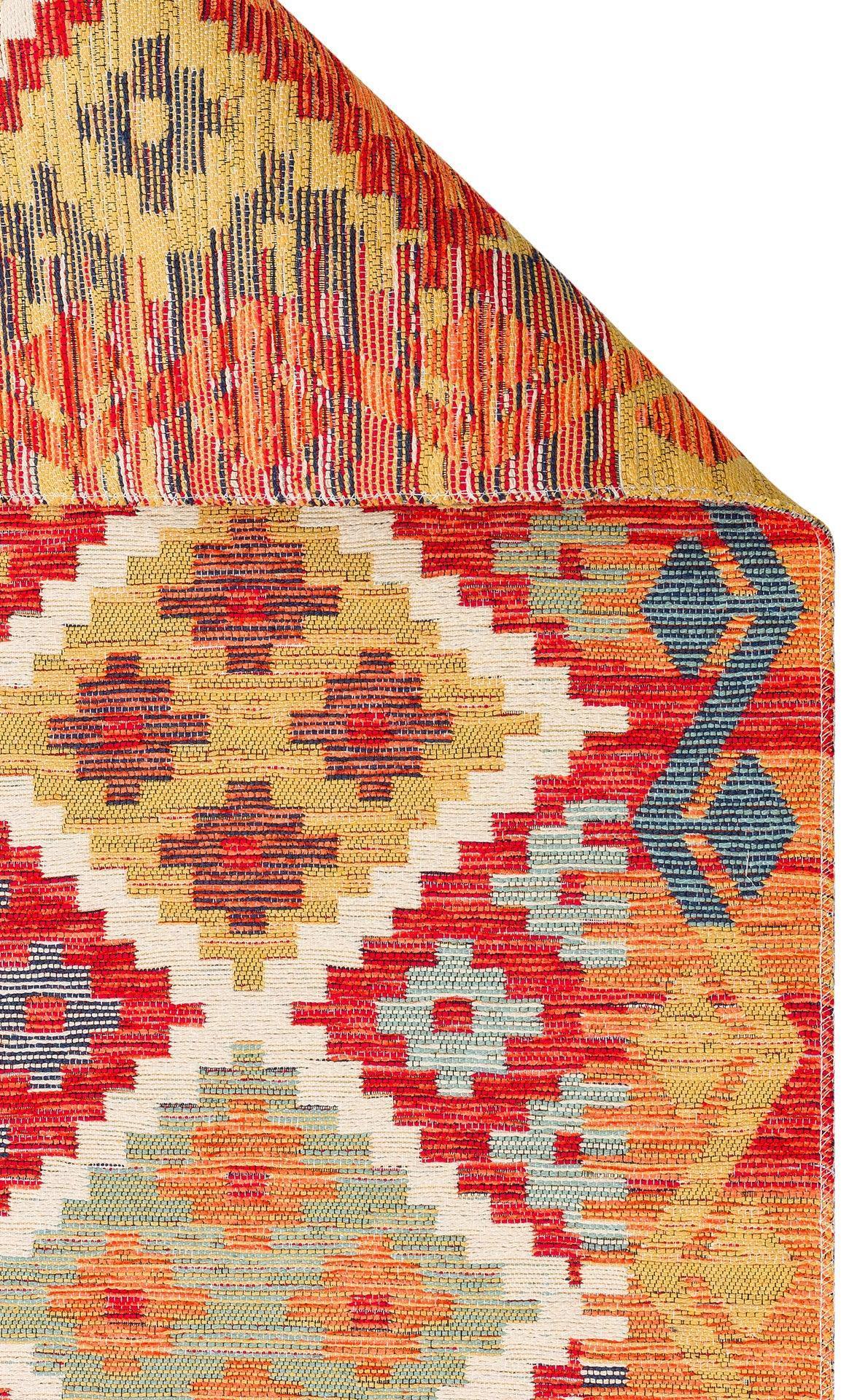 NOMAD NMD 05 TERRA Yıkanabilir, Çift Taraflı Kullanıma Uygun Yumuşak Tuşeli Otantik Kilim - HALI VAGONU