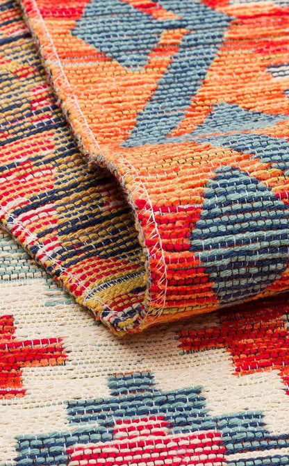 NOMAD NMD 05 TERRA Yıkanabilir, Çift Taraflı Kullanıma Uygun Yumuşak Tuşeli Otantik Kilim - HALI VAGONU
