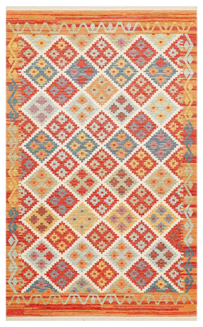 NOMAD NMD 05 TERRA Yıkanabilir, Çift Taraflı Kullanıma Uygun Yumuşak Tuşeli Otantik Kilim - HALI VAGONU