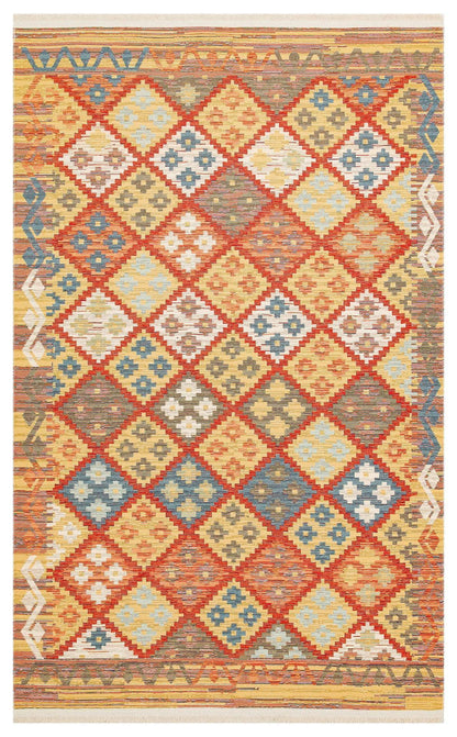 NOMAD NMD 05 TERRA Yıkanabilir, Çift Taraflı Kullanıma Uygun Yumuşak Tuşeli Otantik Kilim - HALI VAGONU