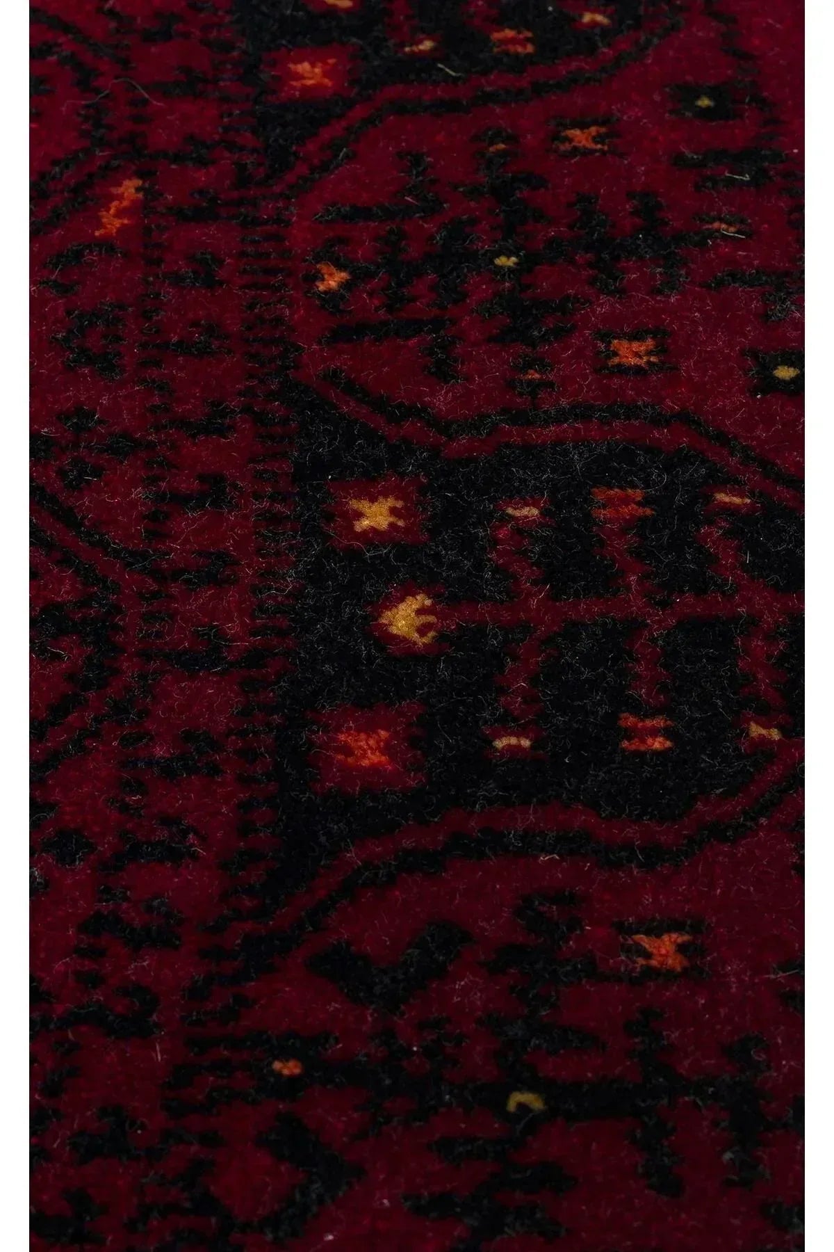 NOSTALJI 959 RED Q Afgan/Yağcıbedir Desenli El Emeği Özel Tezgahlarda Üretilen Modern Uşak Halısı - HALI VAGONU