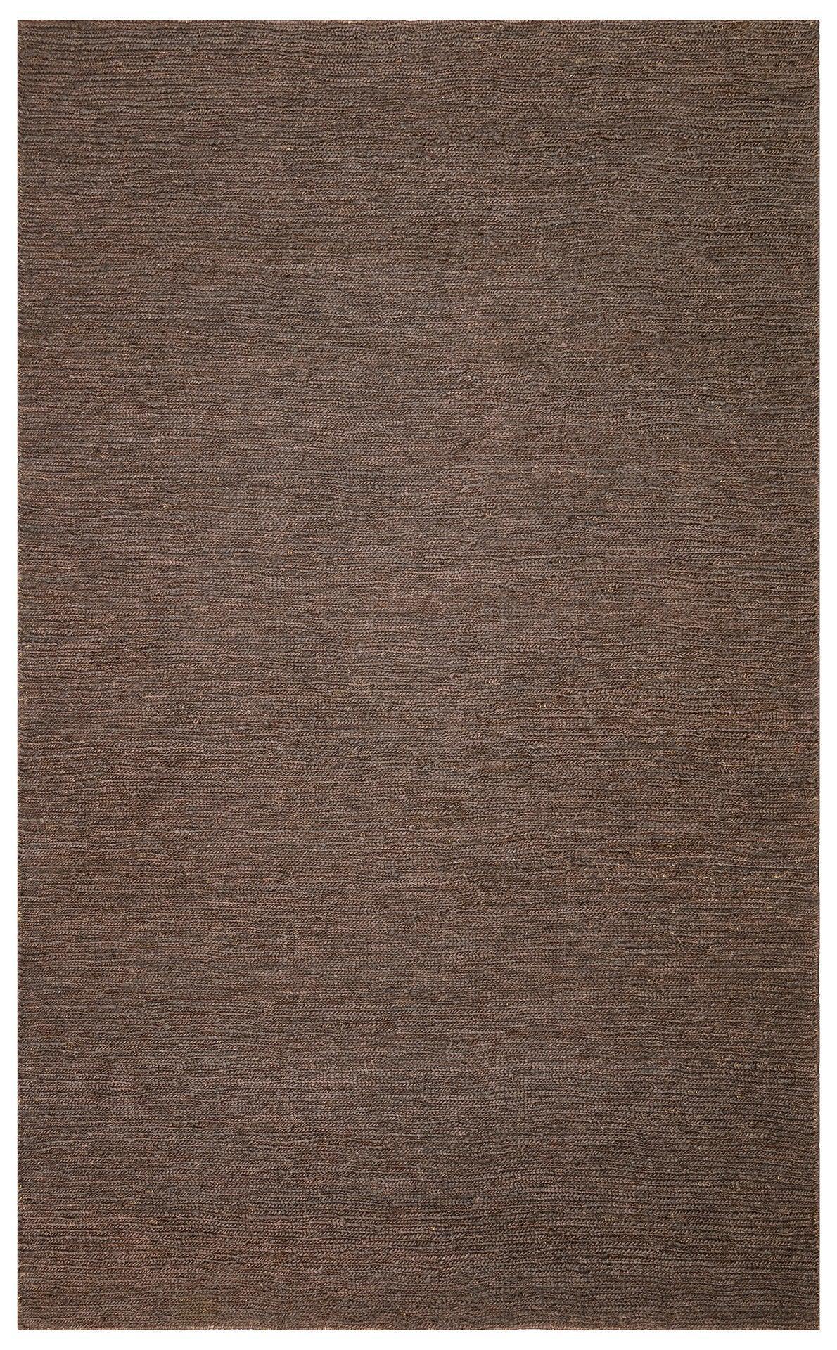 Soumak SMK Plain Brown Örgülü Naturel Kendir Halı - HALI VAGONU
