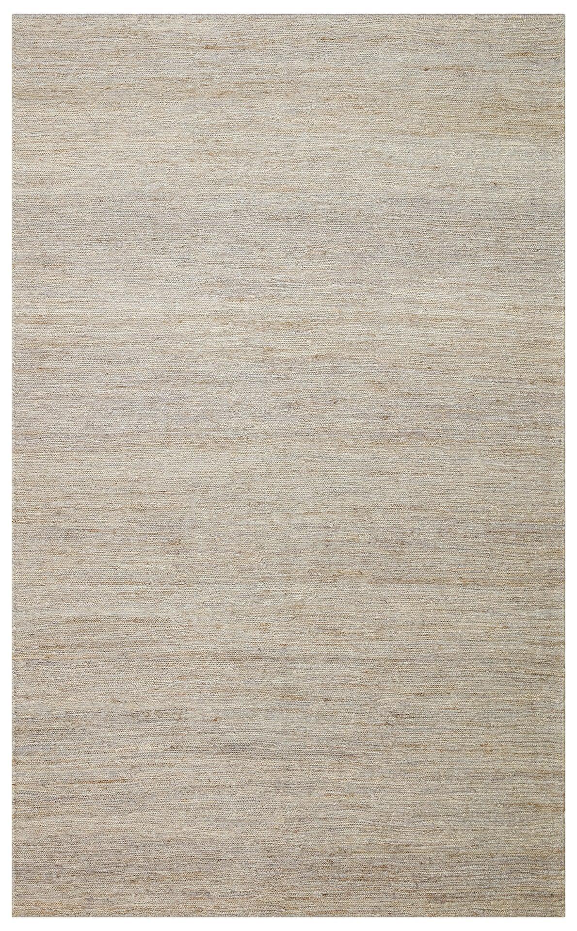 Soumak SMK Plain Grey Örgülü Naturel Kendir Halı - HALI VAGONU