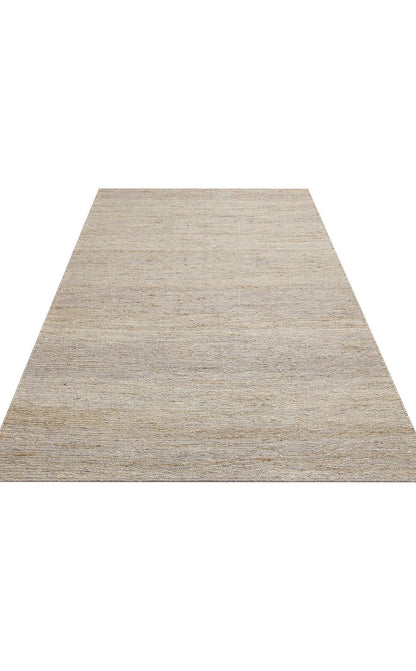 Soumak SMK Plain Grey Örgülü Naturel Kendir Halı - HALI VAGONU