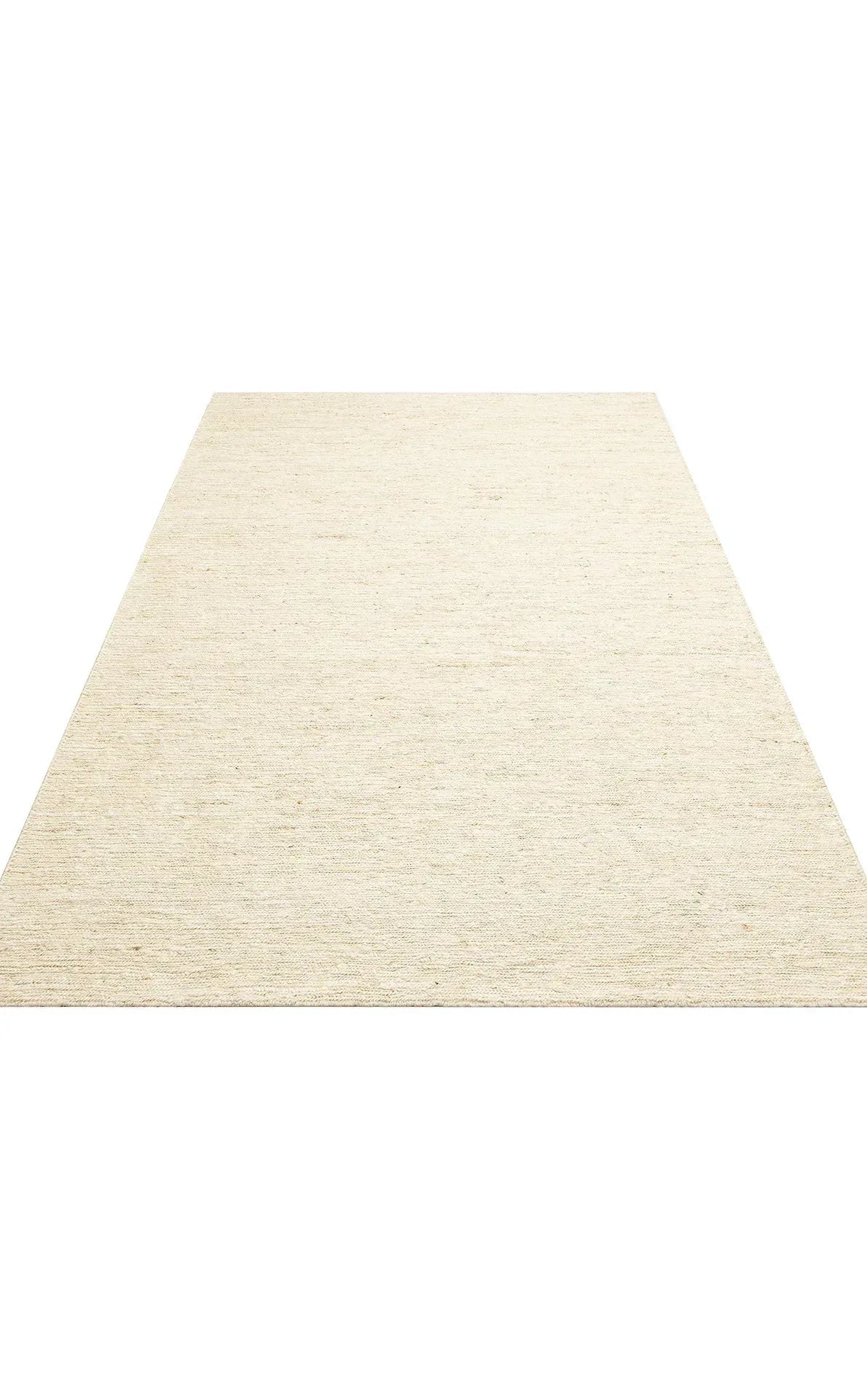 Soumak SMK Plain Ivory Örgülü Naturel Kendir Halı - HALI VAGONU