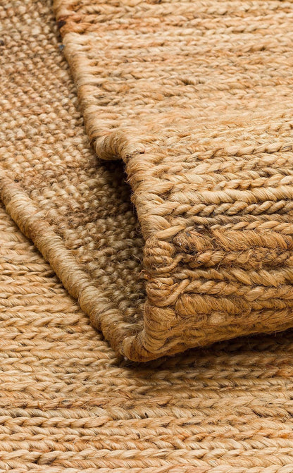Soumak SMK Plain Natural Örgülü Naturel Kendir Halı - HALI VAGONU