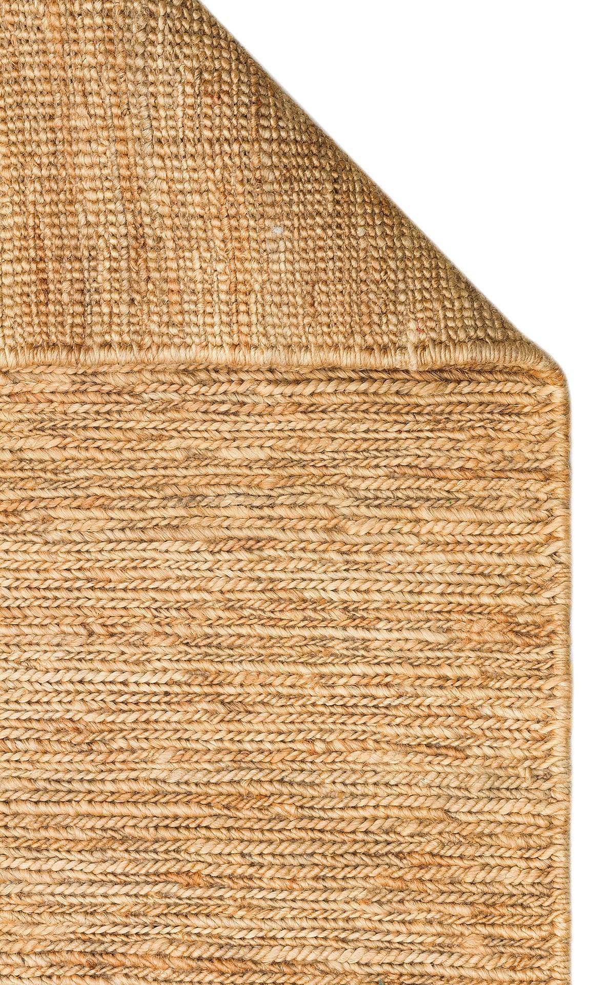 Soumak SMK Plain Natural Örgülü Naturel Kendir Halı - HALI VAGONU