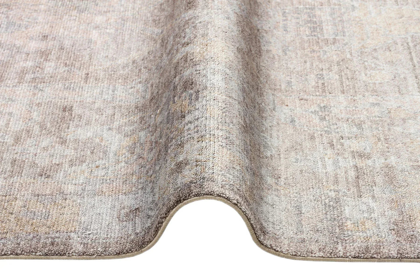 TAFTAN TF 01 ANTRASIT BRONZE Pakistan Overdyed Tarzı Özel Hav Vermeyen ve El Emeği ile Özel Tezgahlarda Üretilen Uşak Halısı - HALI VAGONU