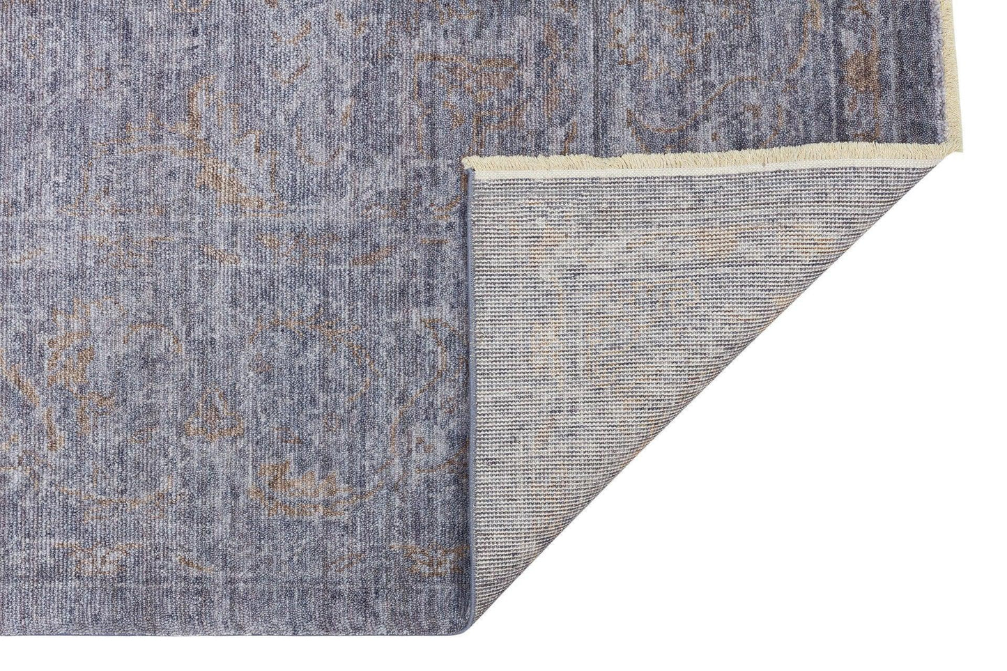 TAFTAN TF 02 DARK GREY BRONZE Pakistan Overdyed Tarzı Özel Hav Vermeyen ve El Emeği ile Özel Tezgahlarda Üretilen Uşak Halısı - HALI VAGONU