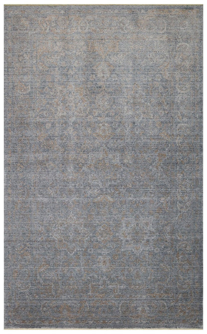 TAFTAN TF 02 DARK GREY BRONZE Pakistan Overdyed Tarzı Özel Hav Vermeyen ve El Emeği ile Özel Tezgahlarda Üretilen Uşak Halısı - HALI VAGONU