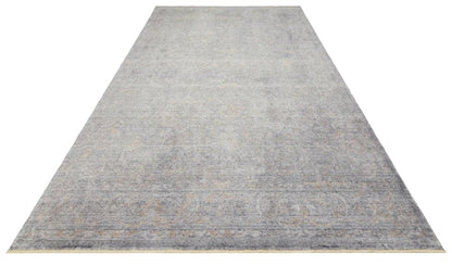 TAFTAN TF 02 DARK GREY BRONZE Pakistan Overdyed Tarzı Özel Hav Vermeyen ve El Emeği ile Özel Tezgahlarda Üretilen Uşak Halısı - HALI VAGONU