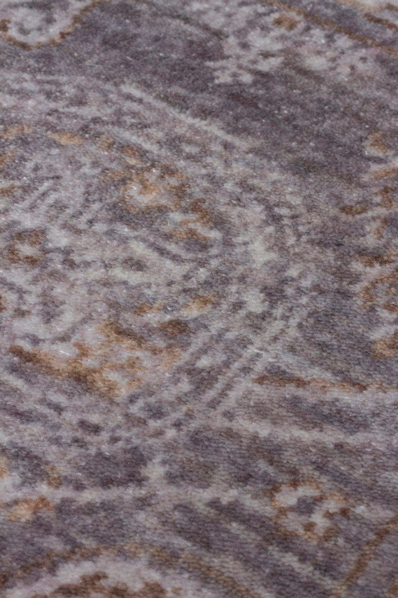TAFTAN TF 03 DARK GREY BRONZE Pakistan Overdyed Tarzı Özel Hav Vermeyen ve El Emeği ile Özel Tezgahlarda Üretilen Uşak Halısı - HALI VAGONU