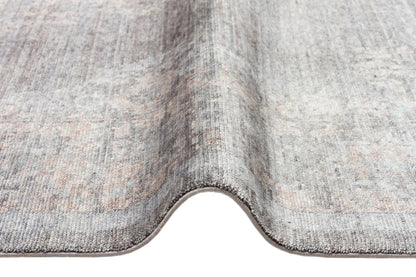 TAFTAN TF 04 DARK GREY BRONZE Pakistan Overdyed Tarzı Özel Hav Vermeyen ve El Emeği ile Özel Tezgahlarda Üretilen Uşak Halısı - HALI VAGONU
