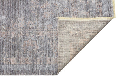 TAFTAN TF 04 DARK GREY BRONZE Pakistan Overdyed Tarzı Özel Hav Vermeyen ve El Emeği ile Özel Tezgahlarda Üretilen Uşak Halısı - HALI VAGONU
